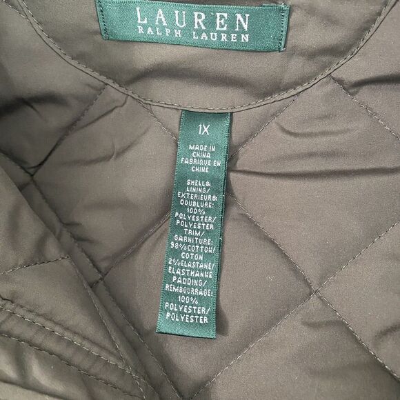 Ralph Lauren New Quilted Chore Coat 1X - Picture 5 of 7